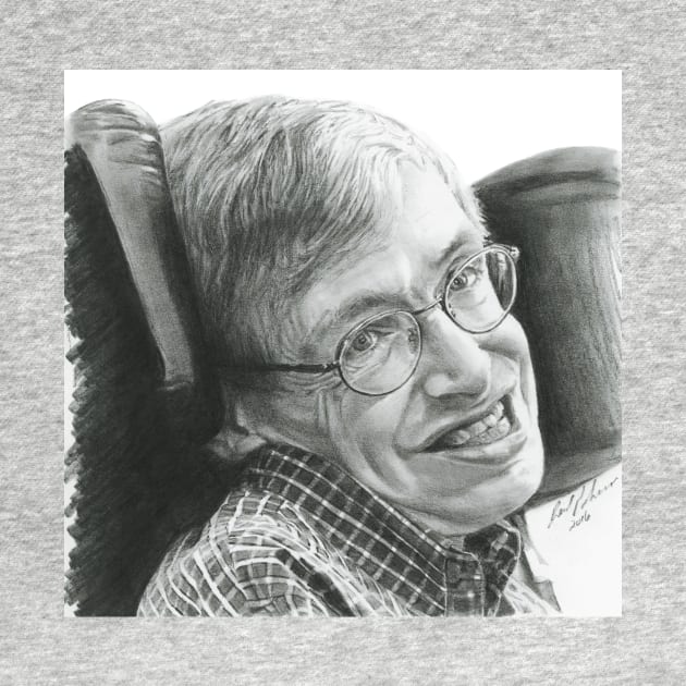 Stephen Hawking - Timeless Smile by allthumbs